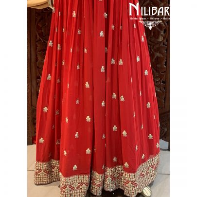 Scarlet Red Anarkali