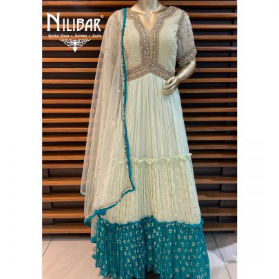Light Green Georgette Anarkali