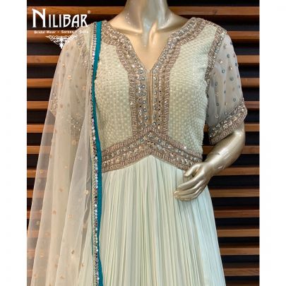 Light Green Georgette Anarkali
