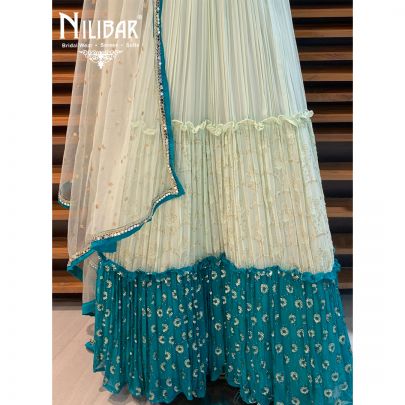 Light Green Georgette Anarkali