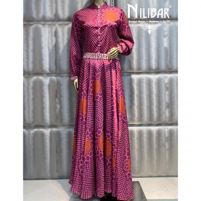 Violet Silk Sharara Suit