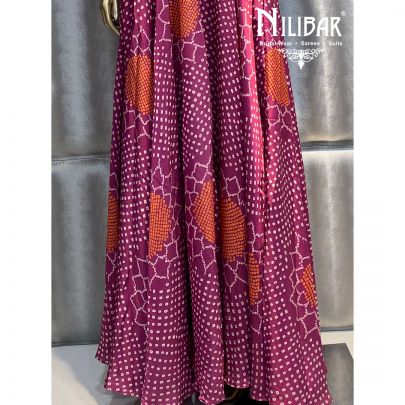 Violet Silk Sharara Suit