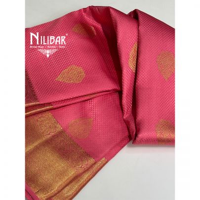 Baby Pink Silk Saree
