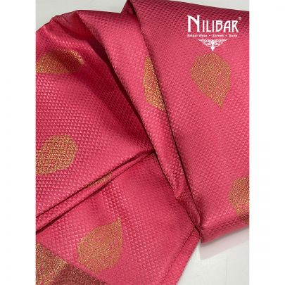 Baby Pink Silk Saree