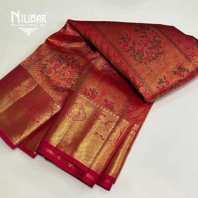 Magenta Silk Saree