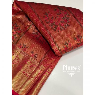 Magenta Silk Saree