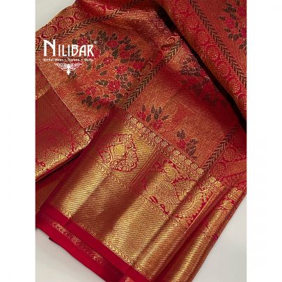 Magenta Silk Saree