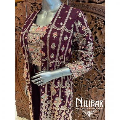 Falsa Georgette Jacket Style Suit