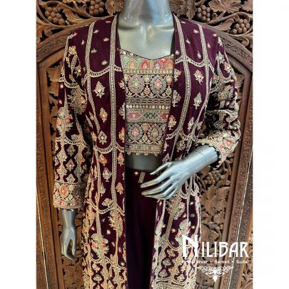 Falsa Georgette Jacket Style Suit