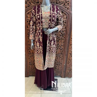 Falsa Georgette Jacket Style Suit