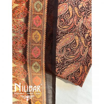 Multicolor Maheshwari Unstitched Suit