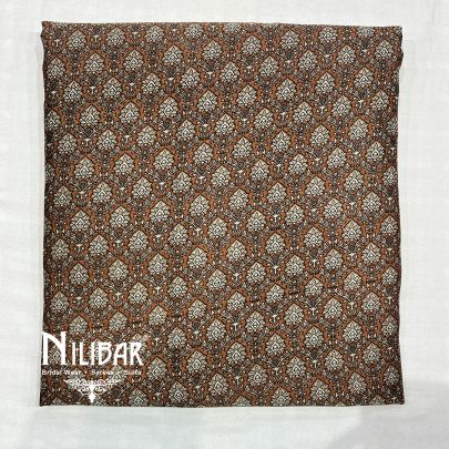 Caramel Maheshwari Silk Unstitched Suit With Dupatta