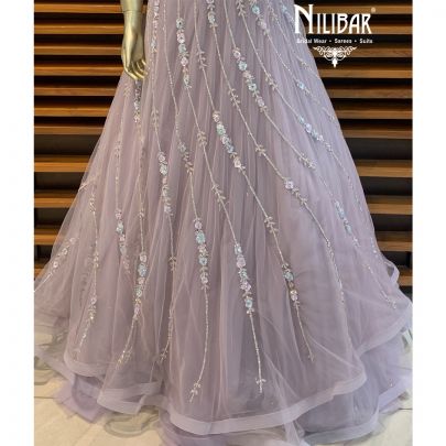 Lavender Net Gown