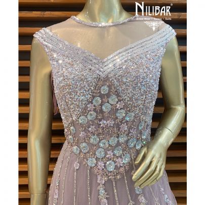 Lavender Net Gown