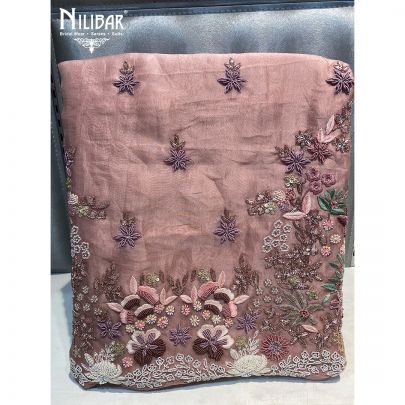 Crepe Pink Unstitched Suit
