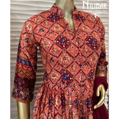 Multi Colour Crepe Sharara Suit