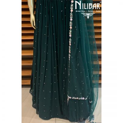 Dark Green Lehenga