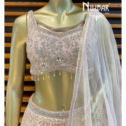 Pastel Baby Pink Lehenga