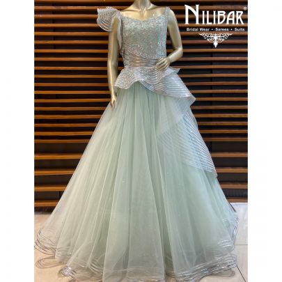 Pista Green Gown