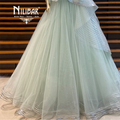 Pista Green Gown