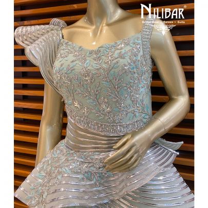 Pista Green Gown