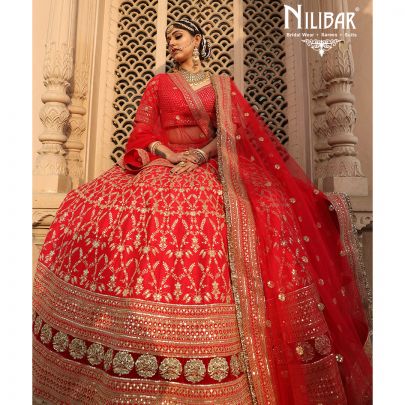 Crimson Red Bridal Lehenga