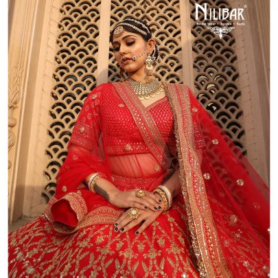 Crimson Red Bridal Lehenga