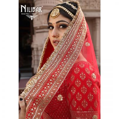Crimson Red Bridal Lehenga