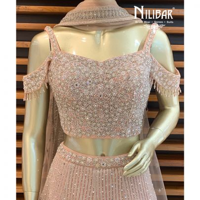 Ballerina Pink Net Lehenga