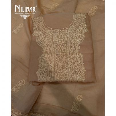 Yellow Mul Cotton Unstitched Suit