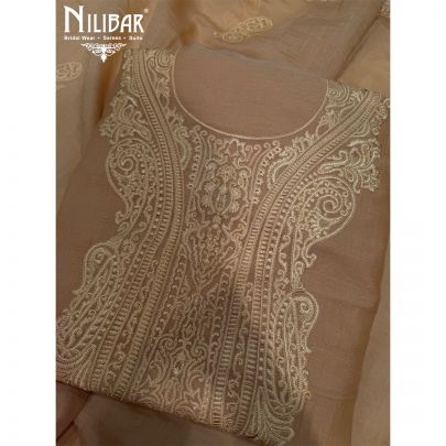 Yellow Mul Cotton Unstitched Suit