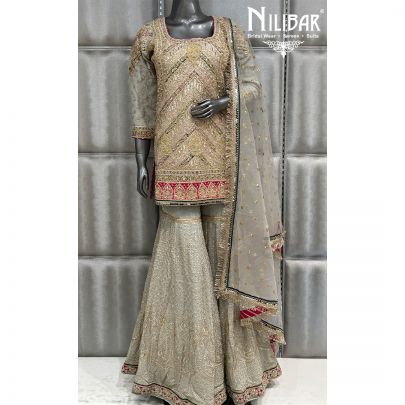 Tea Green Garara Suit
