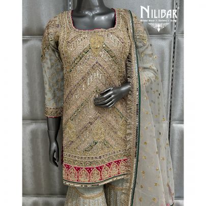 Tea Green Garara Suit