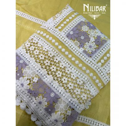 Lemon Mul Cotton Unstitched Suit