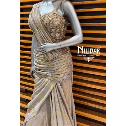 Mouse Crush Lehenga Paired With Corset Top