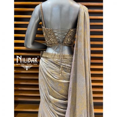 Mouse Crush Lehenga Paired With Corset Top
