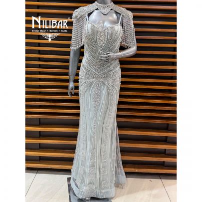 Sea Green Net Gown