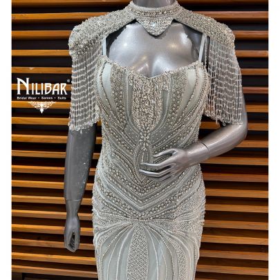 Sea Green Net Gown