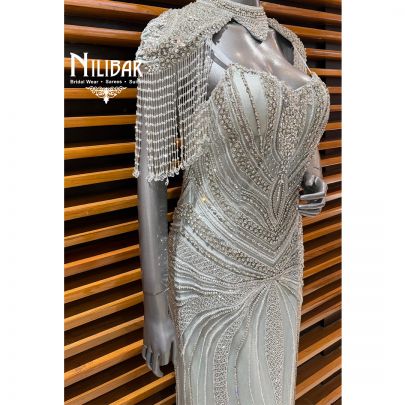 Sea Green Net Gown