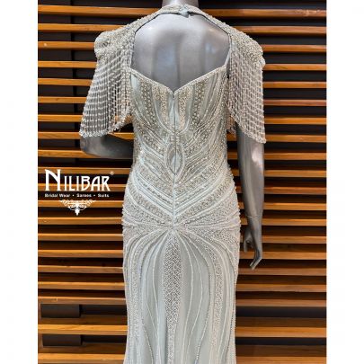 Sea Green Net Gown