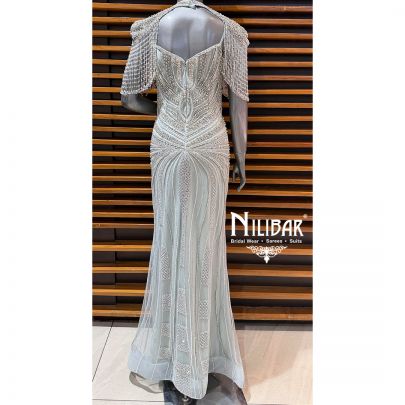 Sea Green Net Gown