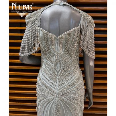 Sea Green Net Gown