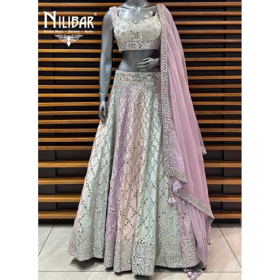 Lavender Silk Lehenga
