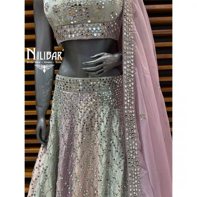 Lavender Silk Lehenga
