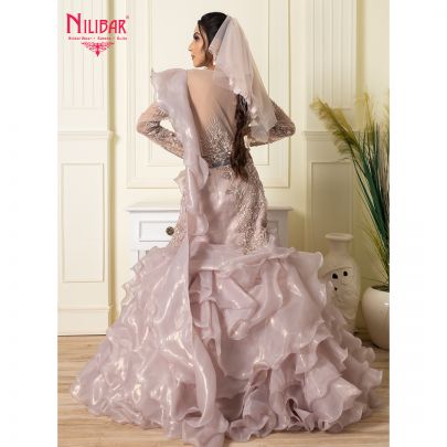Blush Pink Organza Gown