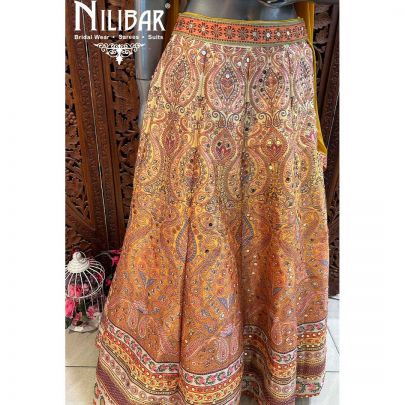 Honey Yellow Silk Lehenga
