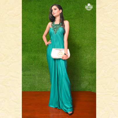 Sea Green Dress