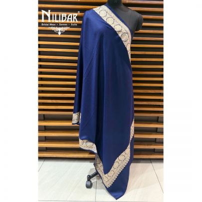 Navy Blue Soft Pashmina Shawl