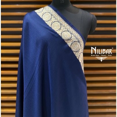 Navy Blue Soft Pashmina Shawl