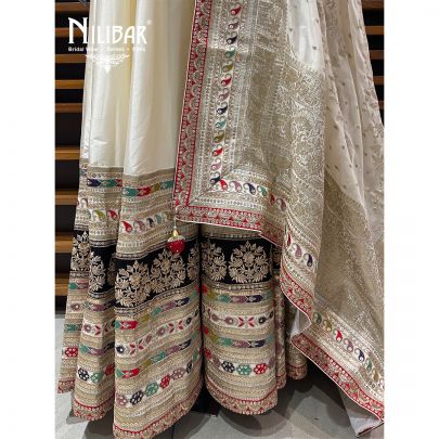 Cream Silk Anarkali Suit